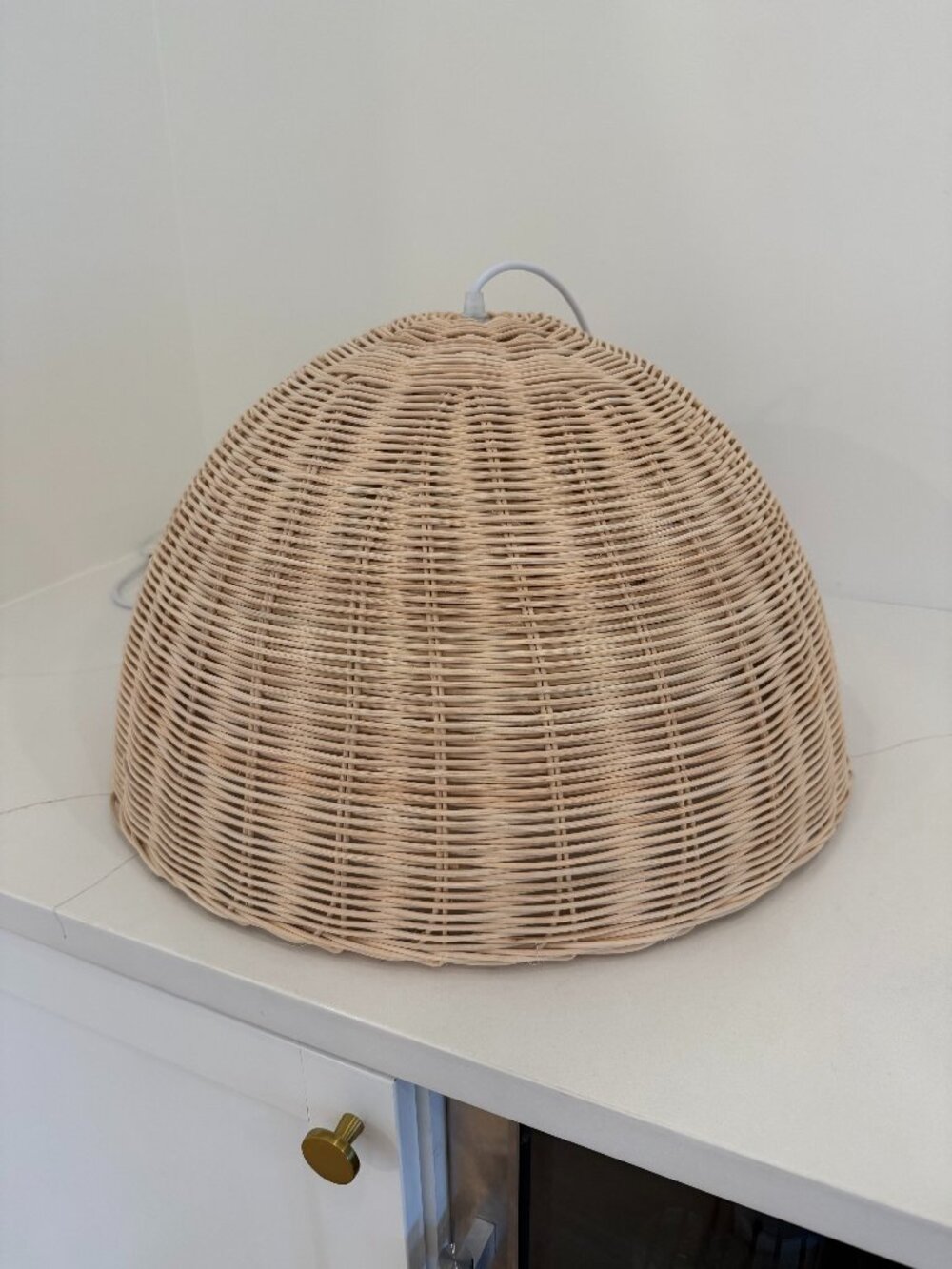 Rattan Pendant Light Fixture, Natural